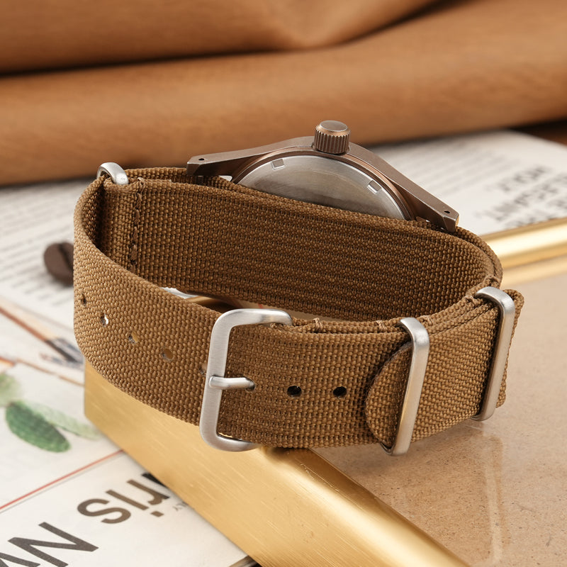 Militado ML05 38mm VH31 Vintage Bronze Watch