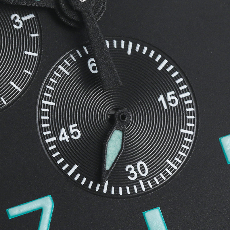 Militado 39mm Sapphire Crystal Pilot Field Chronograph Watch