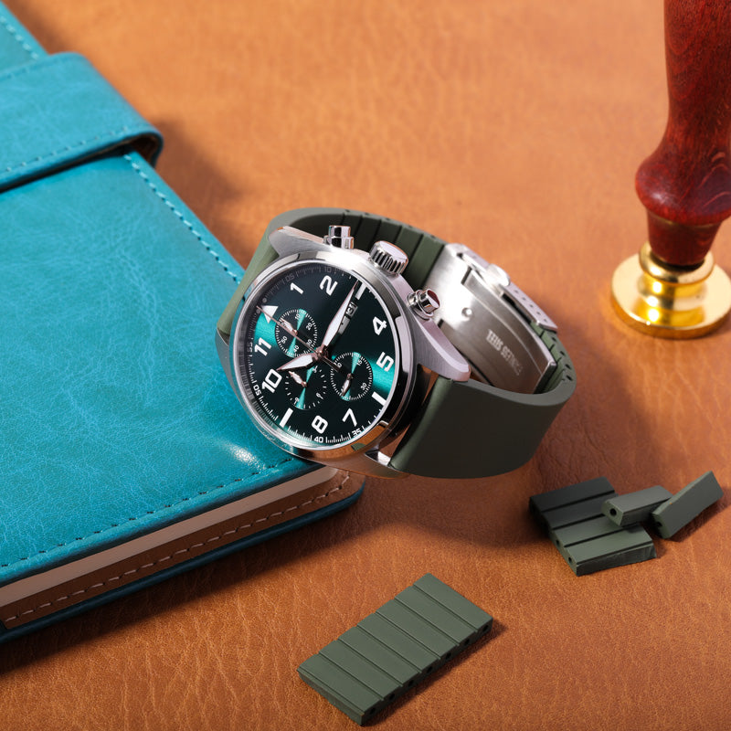 Cut-to-Size FKM Rubber Watch Strap