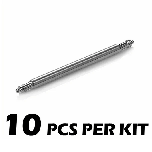 10PCS Dia 1.5/1.8mm Spring Bars for 18/20/22mm Watch Strap
