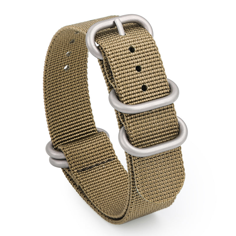 Thick Premium Woven Nylon Military Watch Strap Band