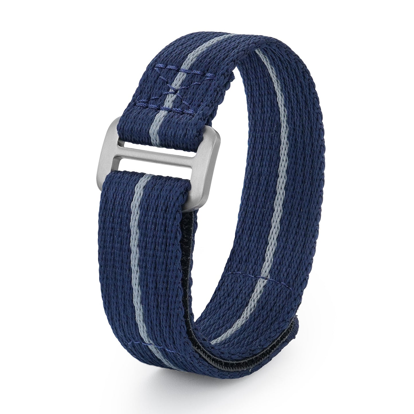 Titanium Buckle Soft Nylon Hook and Loop Strap 20mm/22mm