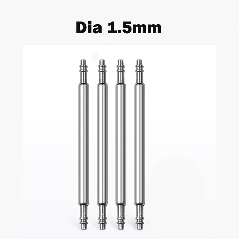 10PCS Dia 1.5/1.8mm Spring Bars for 18/20/22mm Watch Strap