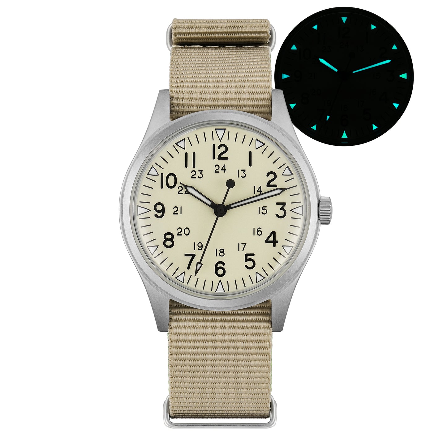 Militado ML07 VH31 36mm Field Watch
