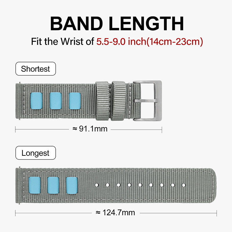 Fast release fashion nylon fabric strap