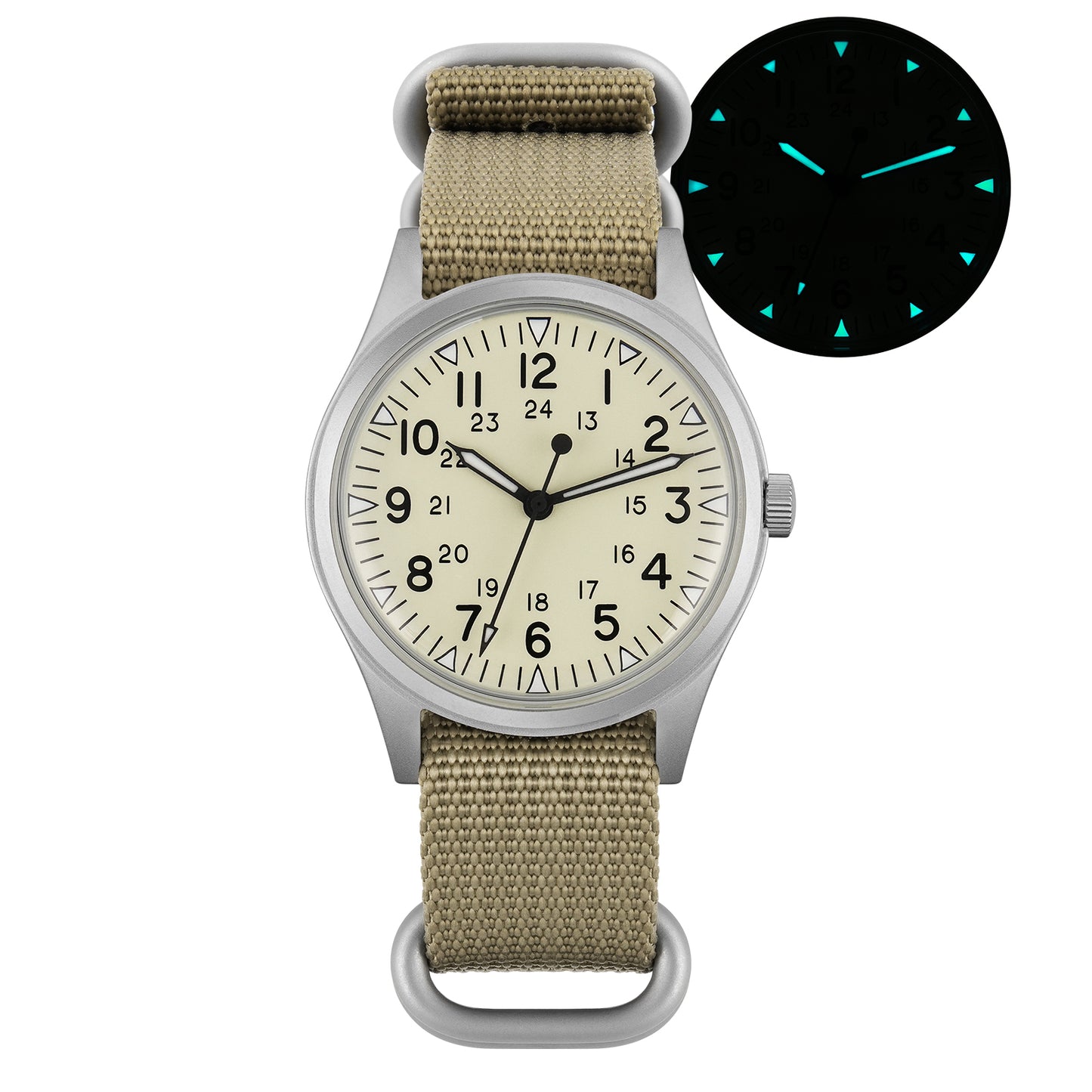 Militado ML07 VH31 36mm Field Watch
