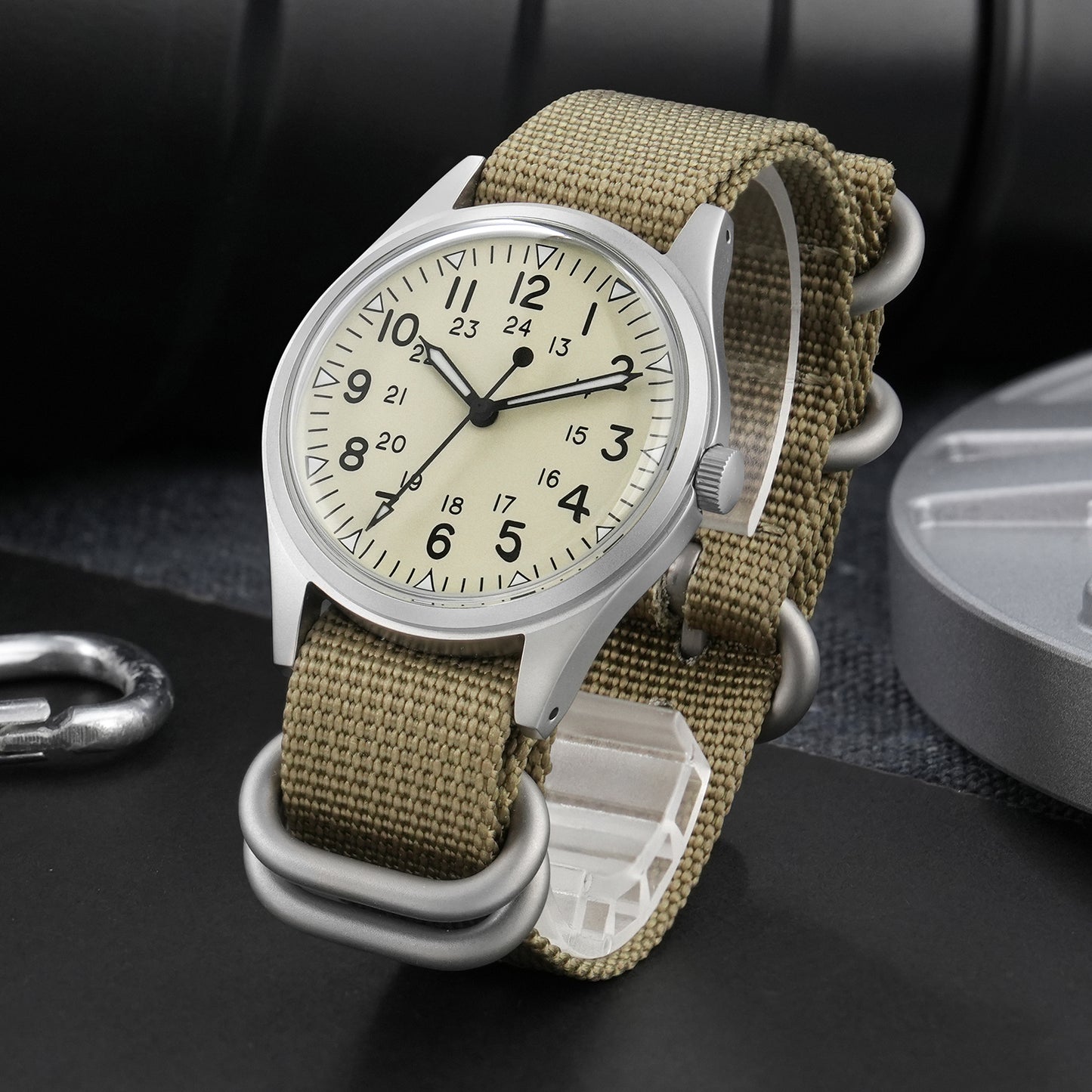 Militado ML07 VH31 36mm Field Watch