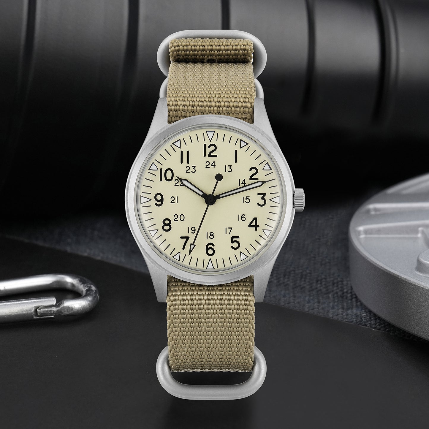 Militado ML07 VH31 36mm Field Watch