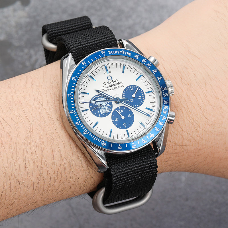 Thick Premium Woven Nylon Military Watch Strap Band