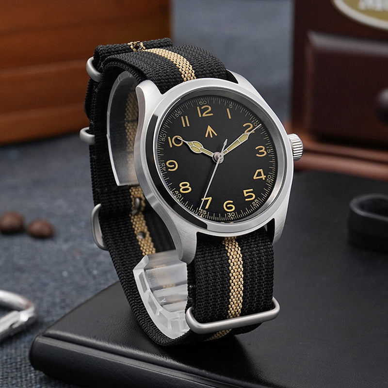 ★UK Warehouse★Militado VH31 38mm Field Watch ML08