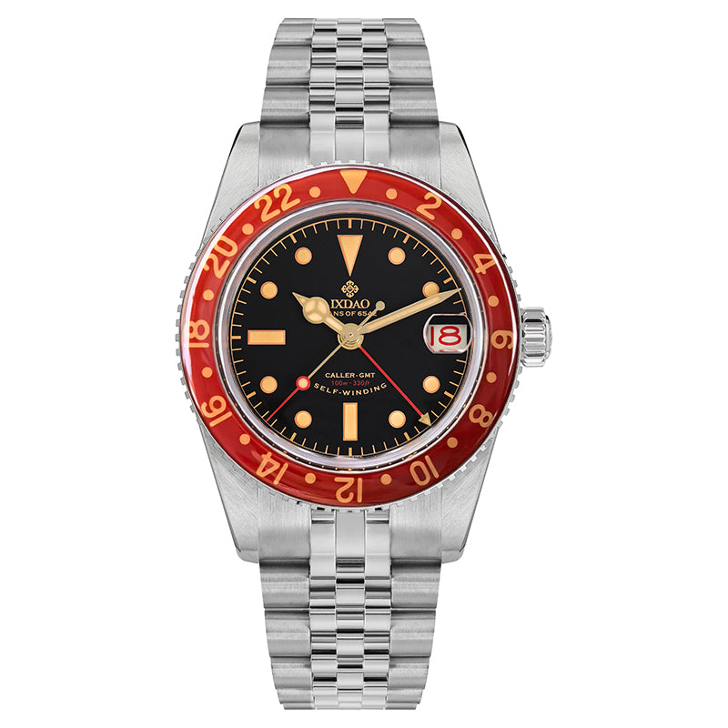 IXDAO 6542 Vintage 38MM NH34 GMT 904L Automatic Dive Watch