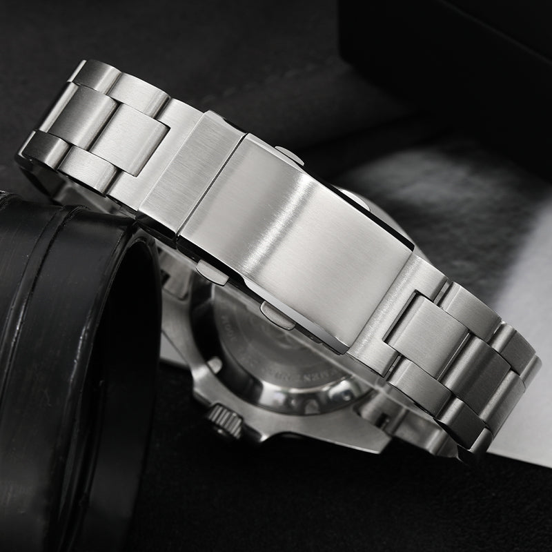 316L Stainless Steel 18mm 20mm 22mm Entendable Adjustable Folding Watch Buckle