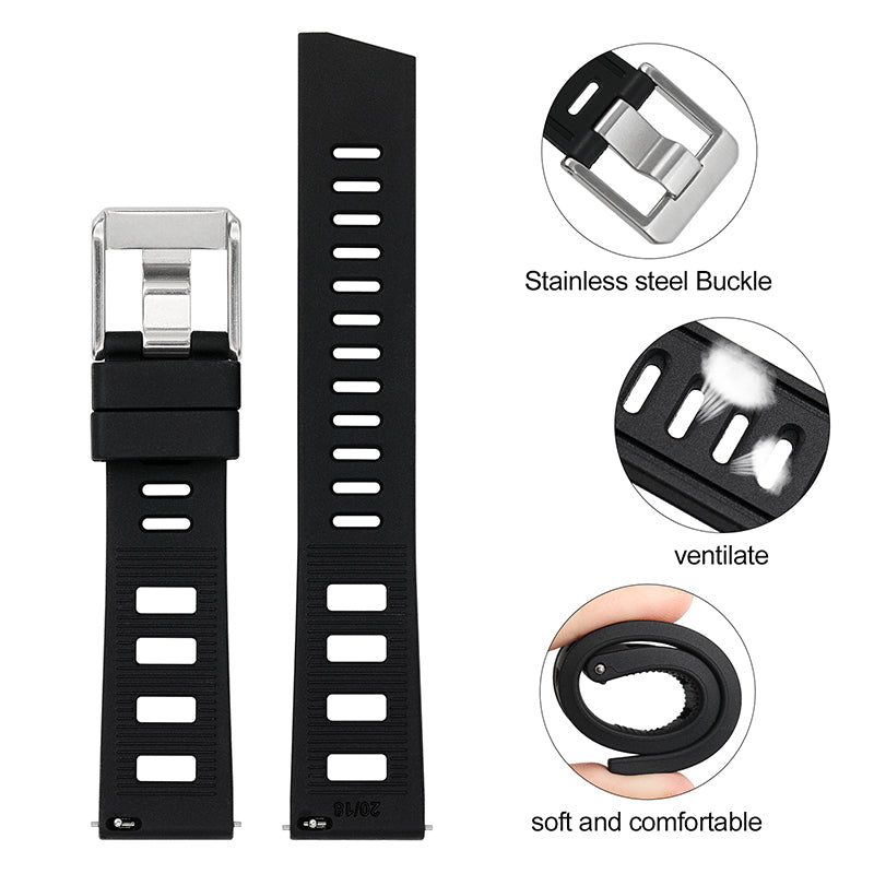 Premium Grade Rubber Dive WatchStrap