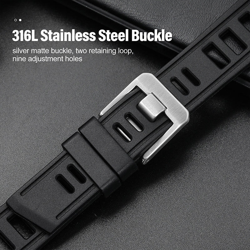 Premium Grade Rubber Dive WatchStrap