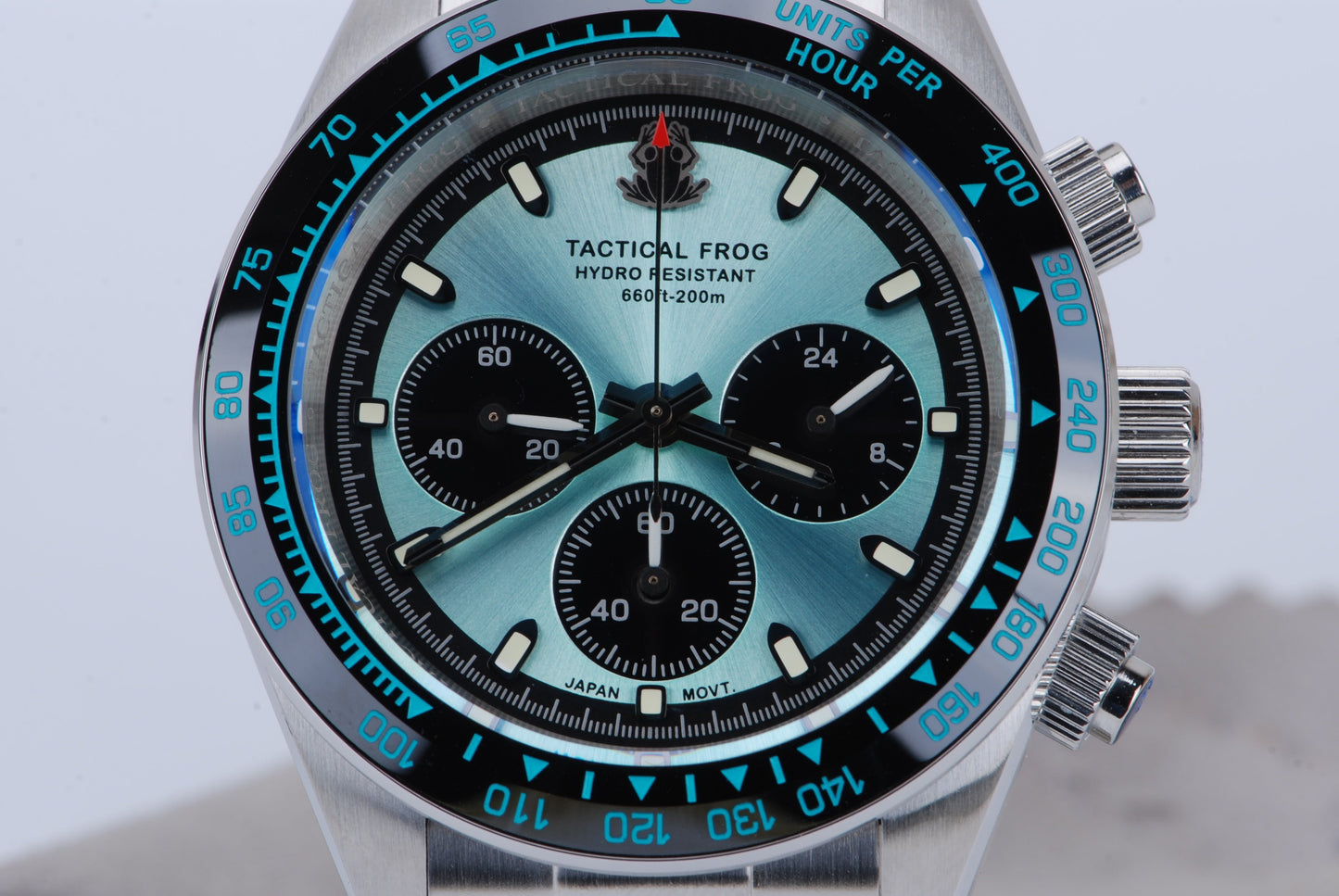 UK Warehouse ▪ Tactical Frog VS75 Solar Chronograph Watch V2 without Calendar