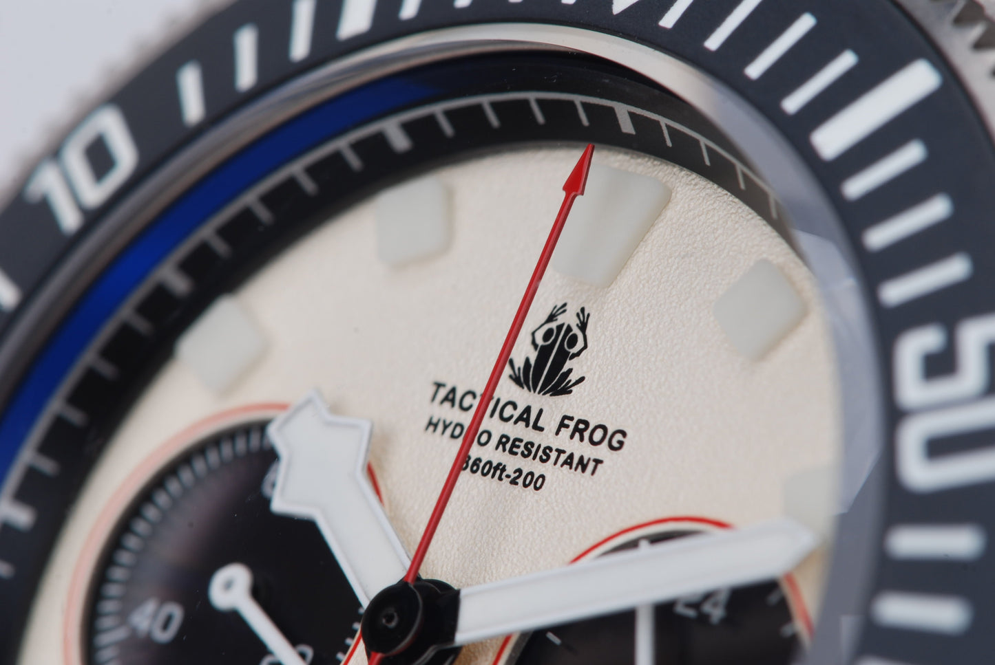 UK Warehouse ▪ Tactical Frog Titanium FX-Diving VS75 Solar Chronograph Watch