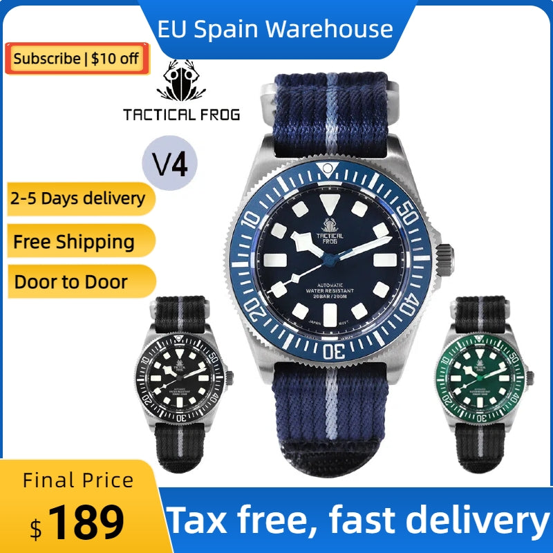 Tactical Frog Titanium FX-Diving Watch V4 – Tactical Frog Watch Store