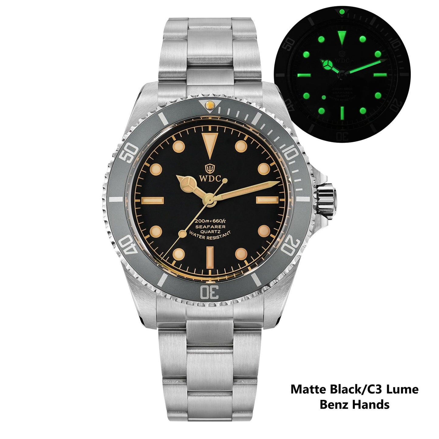 Watchdives Seafarar WD5513Q 40mm VH31 Sub Diver Watch