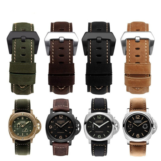 Vintage Genuine Crazy Horse Leather Strap