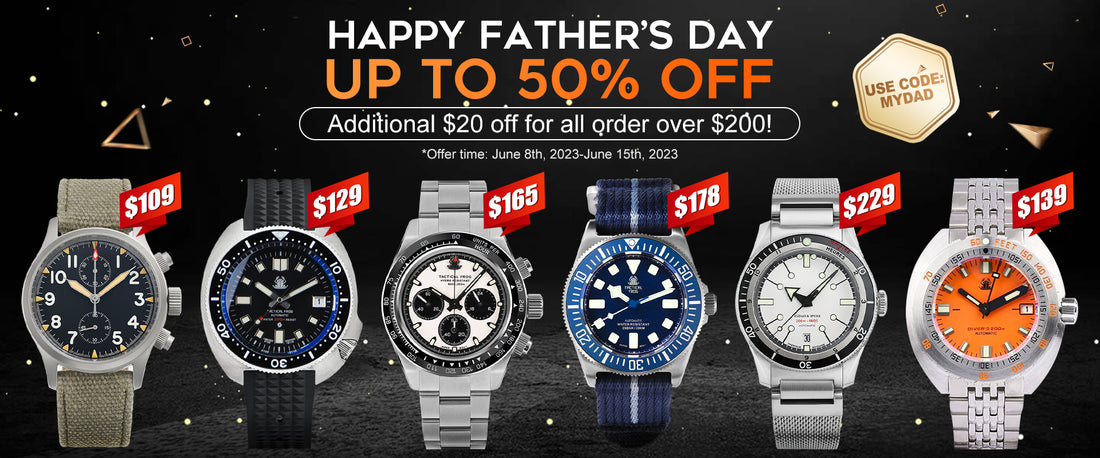 Happy Father's Day! Up to 50% Off Discount!