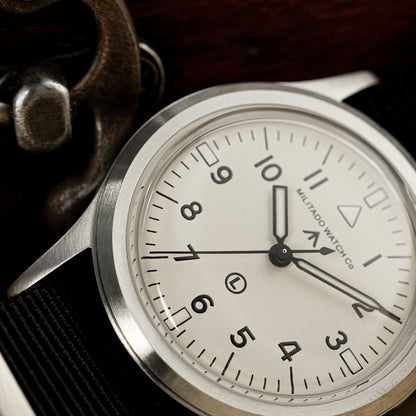 Militado 36mm Retro Military Watch VH31/VH65 Sweeping Hand ML14 V2