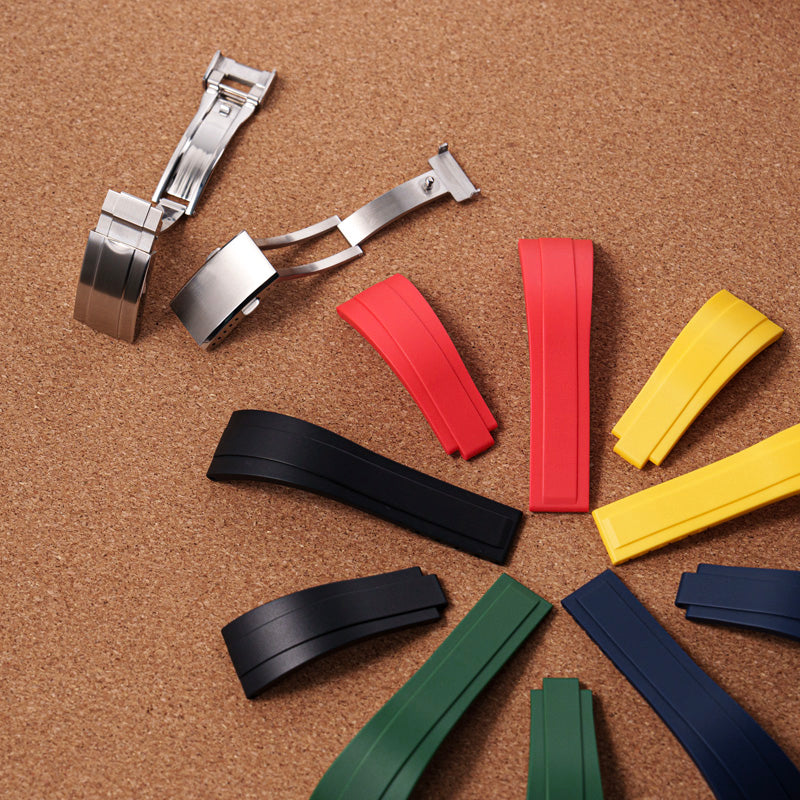 Cut-to-Size TPU Rubber Watch Strap