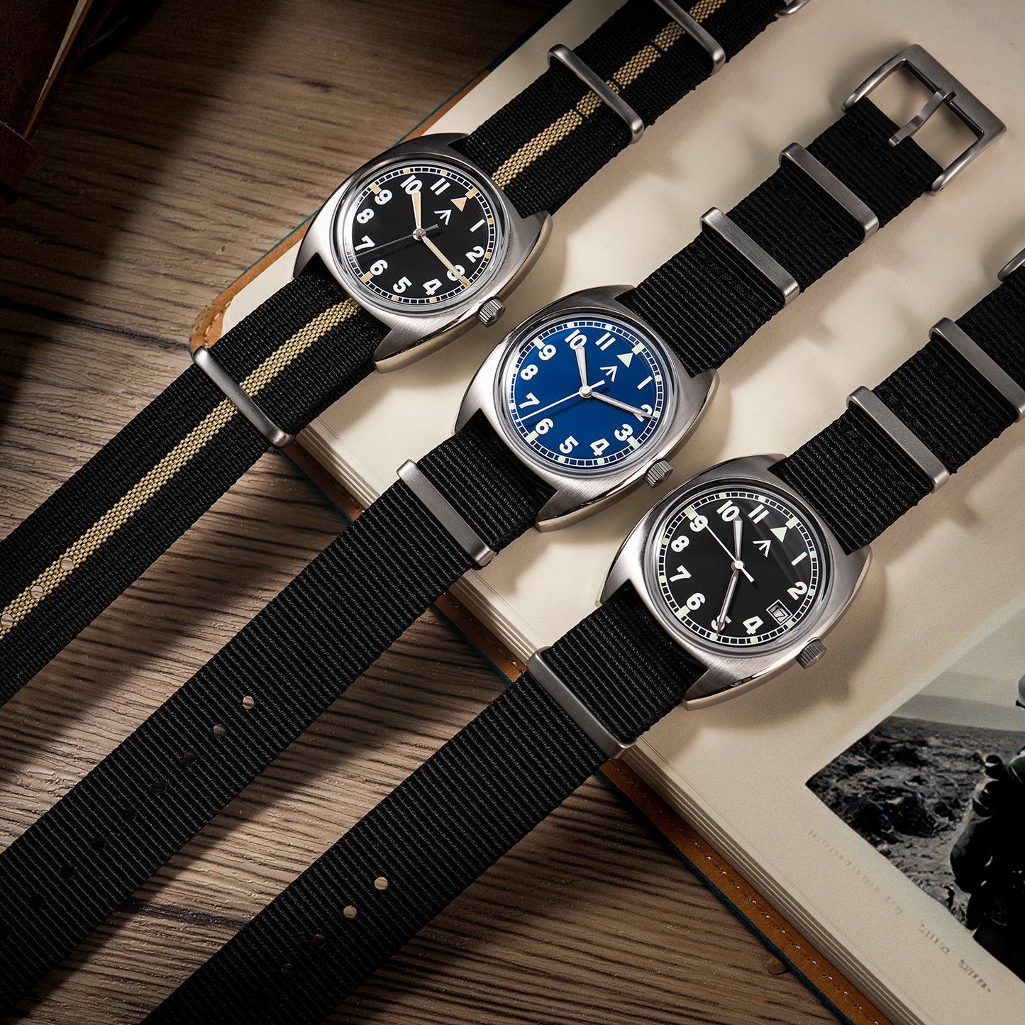 Militado Vintage 36mm Military Watch W10 Remake ML17