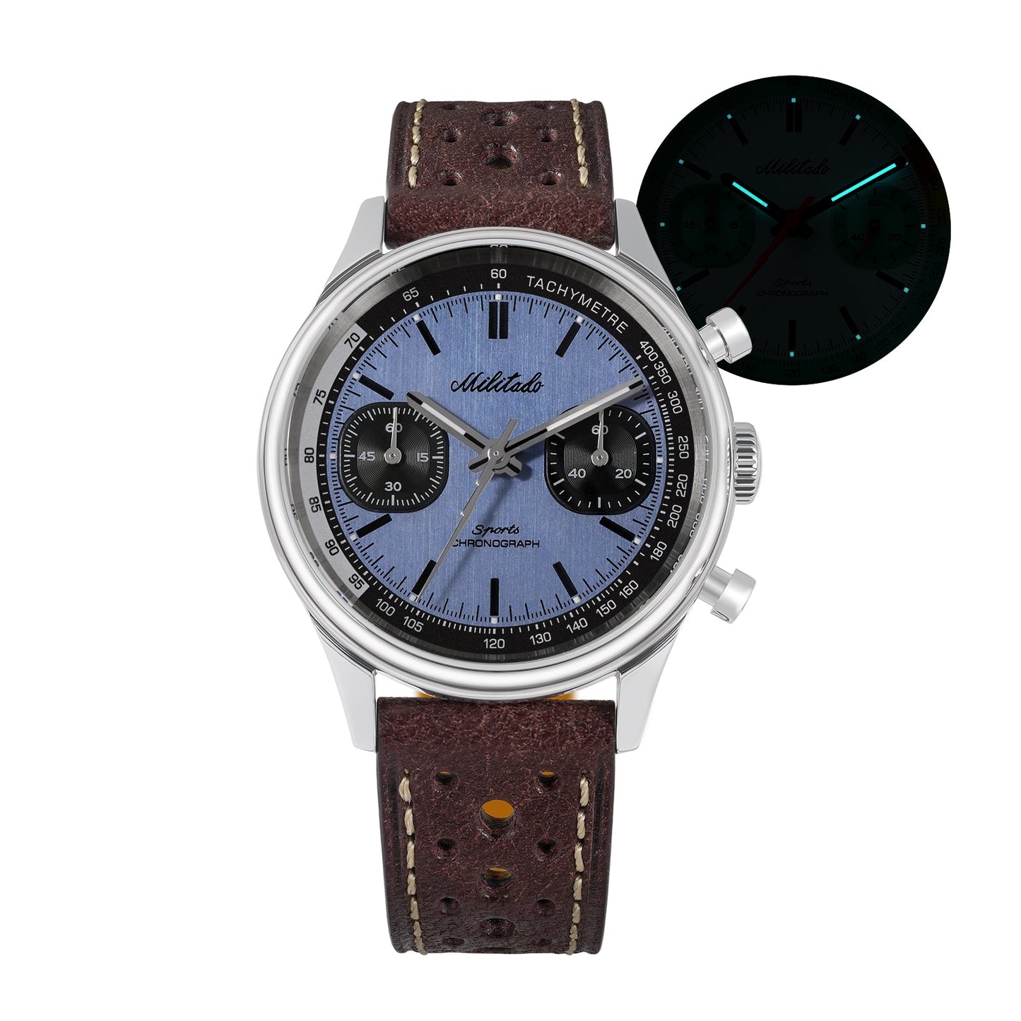 Militado Miyota 6S21 Chronograph Watch 40mm Men Watch ML23