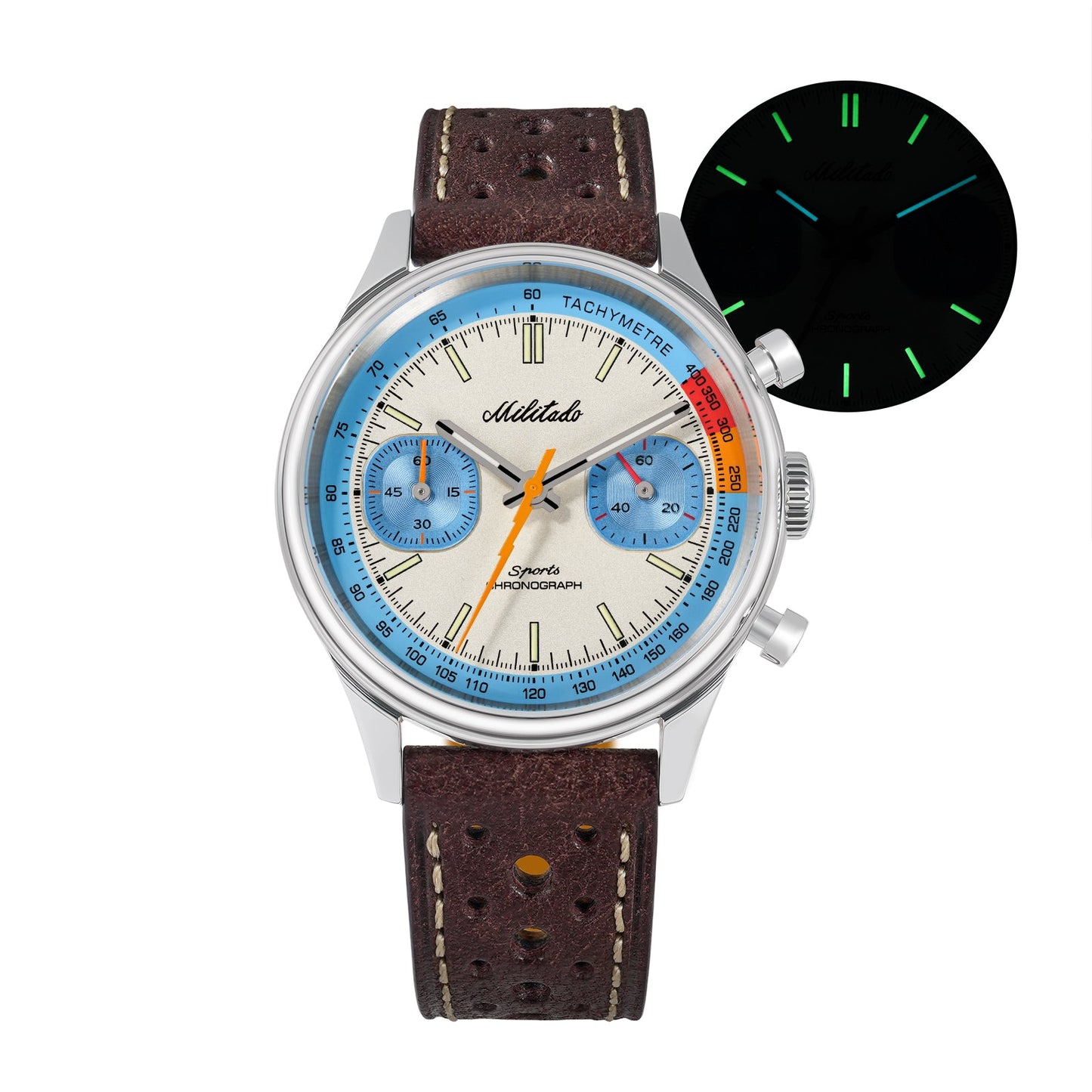 Militado Miyota 6S21 Chronograph Watch 40mm Men Watch ML23