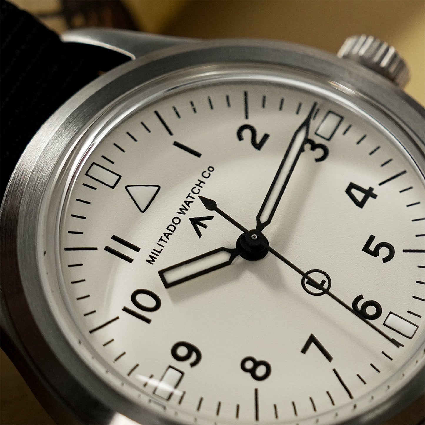 Militado 36mm Retro Military Watch VH31/VH65 Sweeping Hand ML14 V2