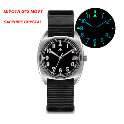 Militado Vintage 36mm Military Watch W10 Remake ML17