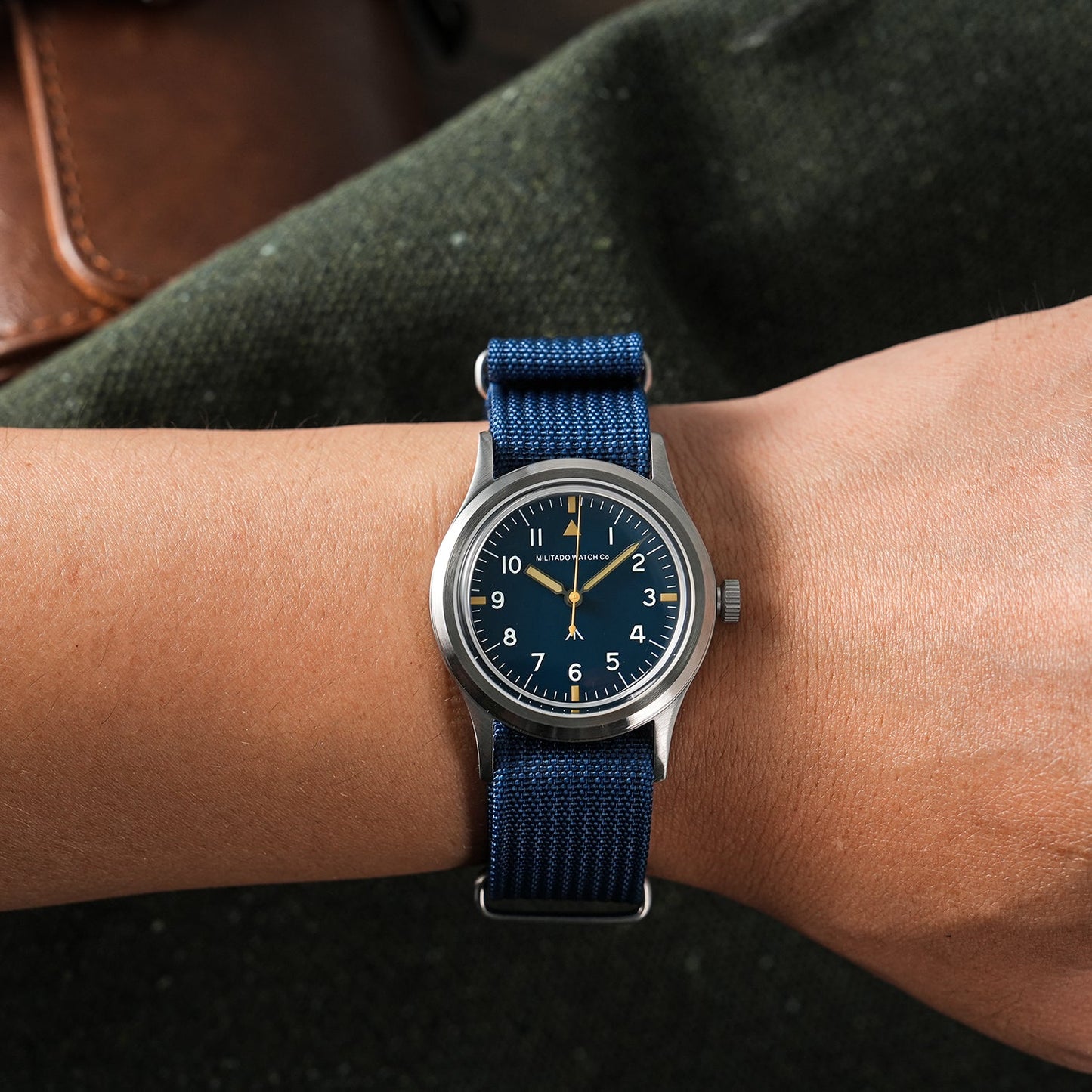 Militado 36mm Retro Military Watch VH31/VH65 Sweeping Hand ML14 V2