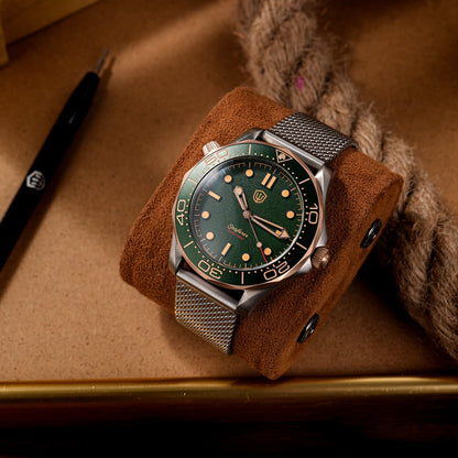 🔥EarlyBird🔥Seafarer WD007Q VH31 Titanium NTTD Dive Watch