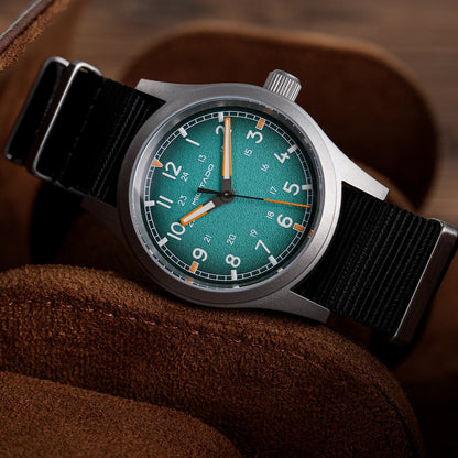 Militado 38mm Military Watch VH31 Sweeping Hand Movt Watch ML24