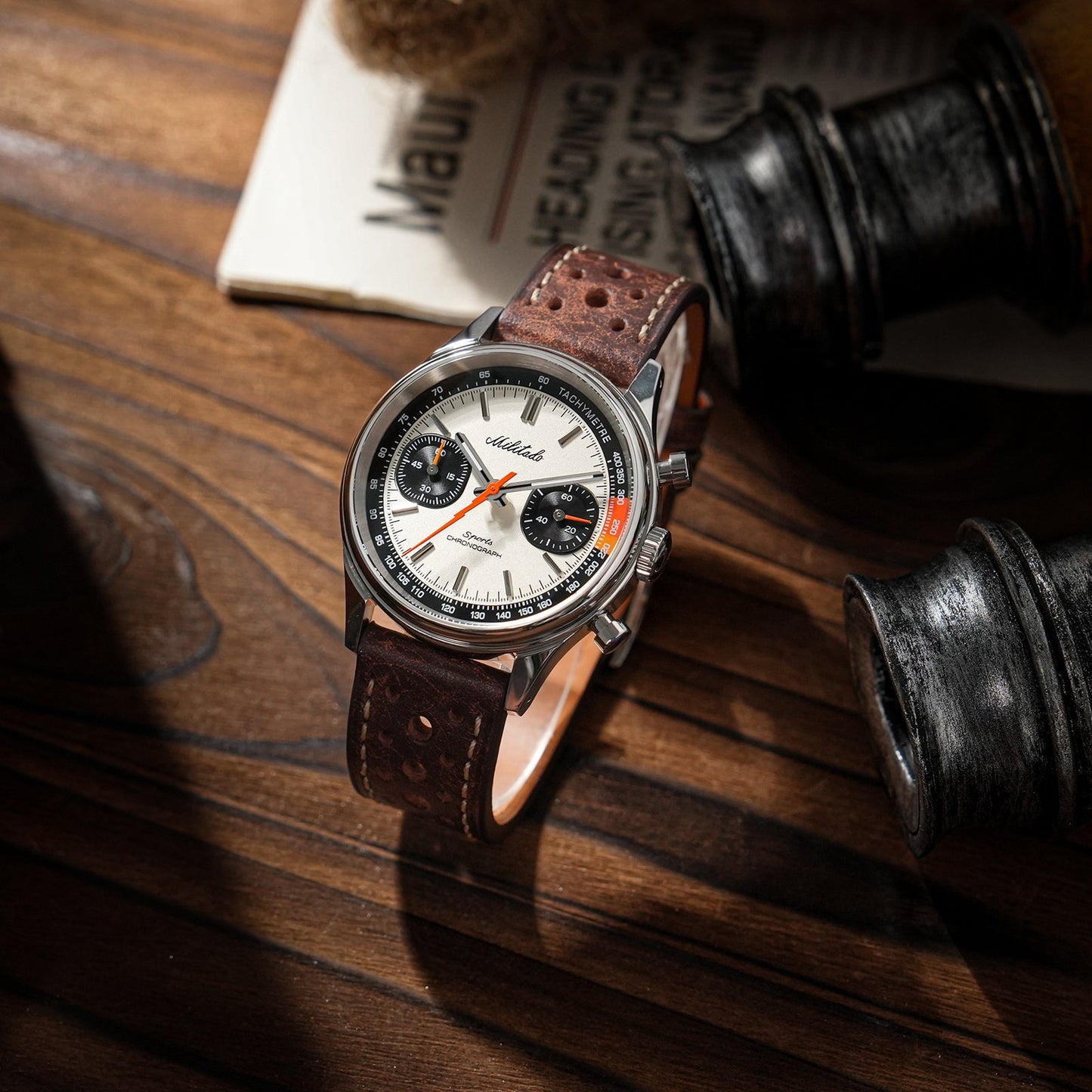Militado Miyota 6S21 Chronograph Watch 40mm Men Watch ML23