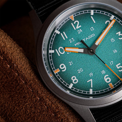 Militado 38mm Military Watch VH31 Sweeping Hand Movt Watch ML24
