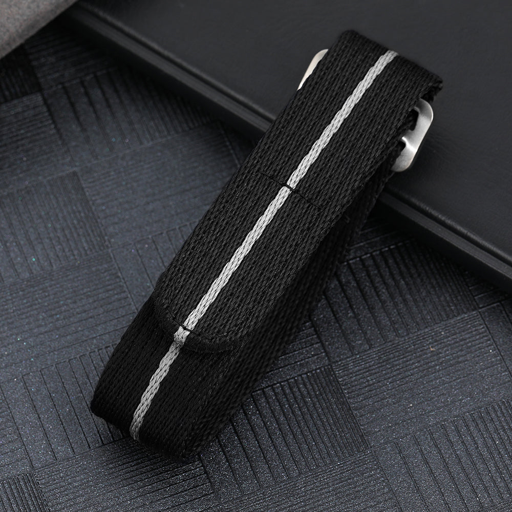 IXDAO 21mm Nylon Watchband with Titanium Bukcle