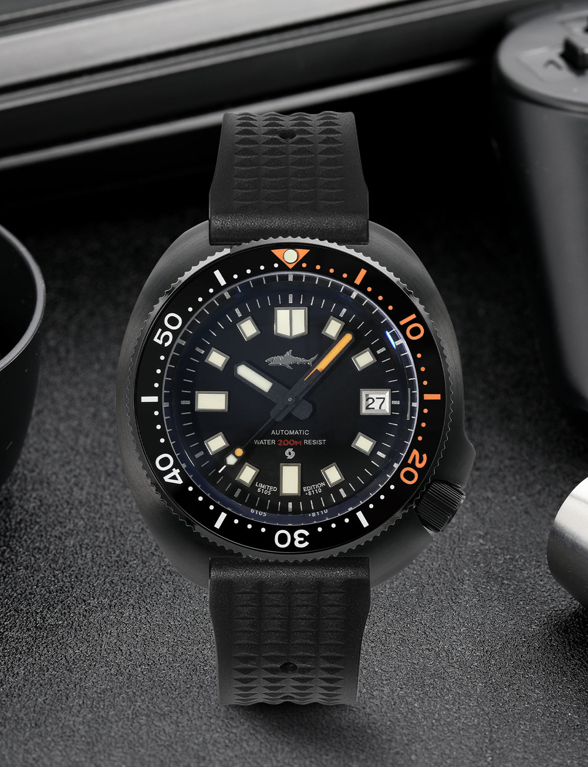 Heimdallr PVD 6105 Turtle Diver Watch