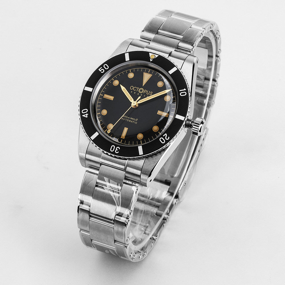Octopus Kraken screw-down stainless steel case back