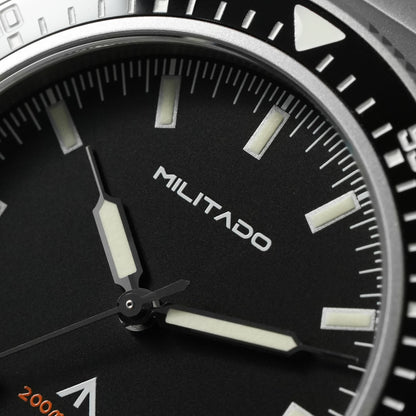 Militado 39.5mm Men Watch VH31 Sweeping Movt ML25