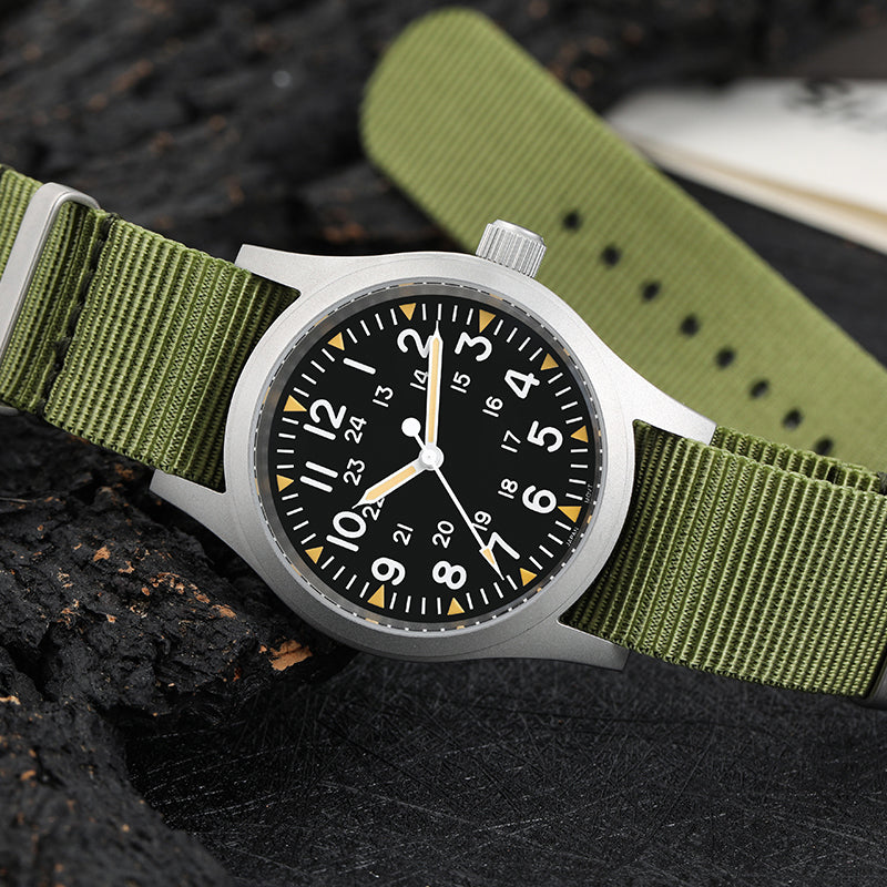 Militado ML05 38mm Sapphire Crystal Pilot Field Watch