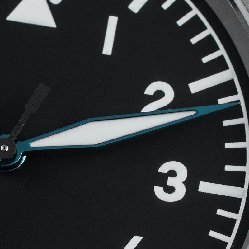 Militado 37mm Sapphire Crystal Retro Flieger Pilot Watch Ml10 V2