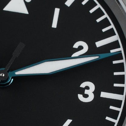 Militado 37mm Sapphire Crystal Retro Flieger Pilot Watch Ml10 V2