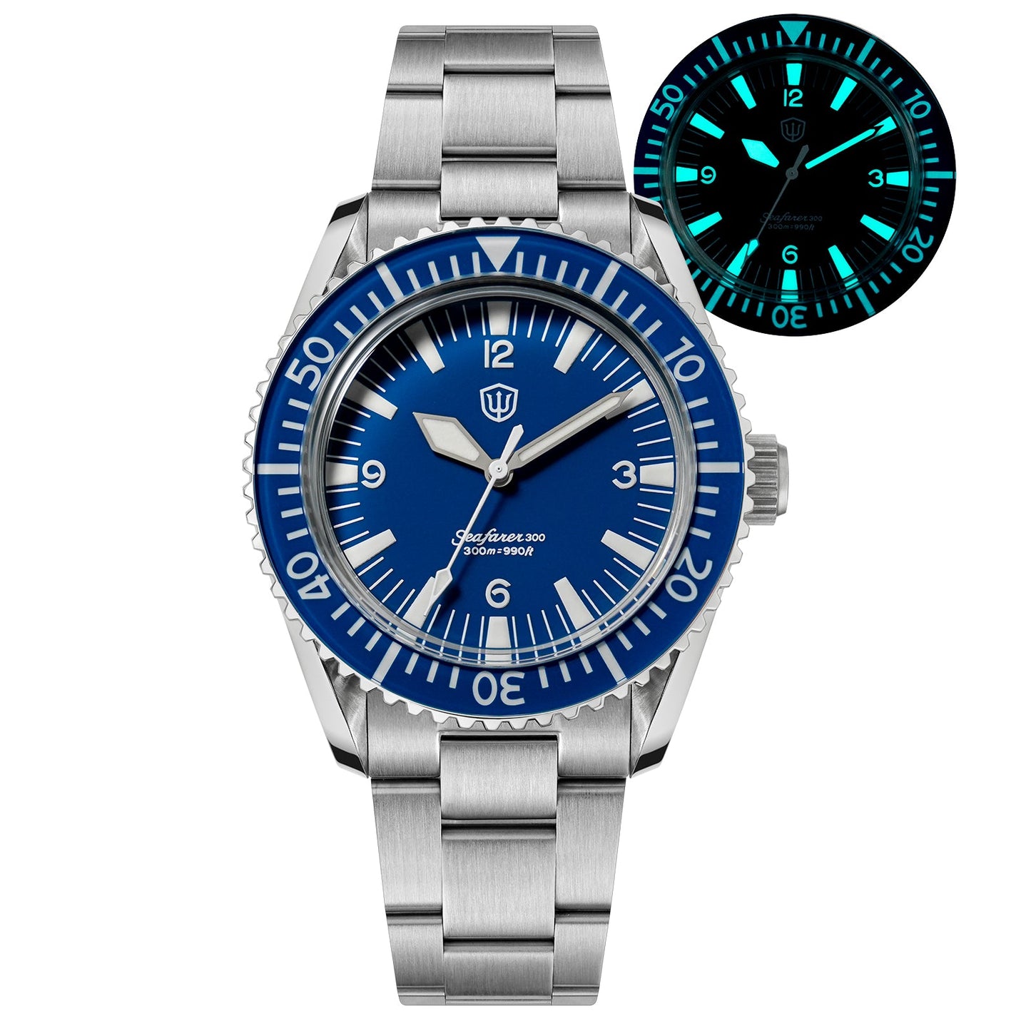 Seafarer WD1967Q 39mm VH31 Diver Watch