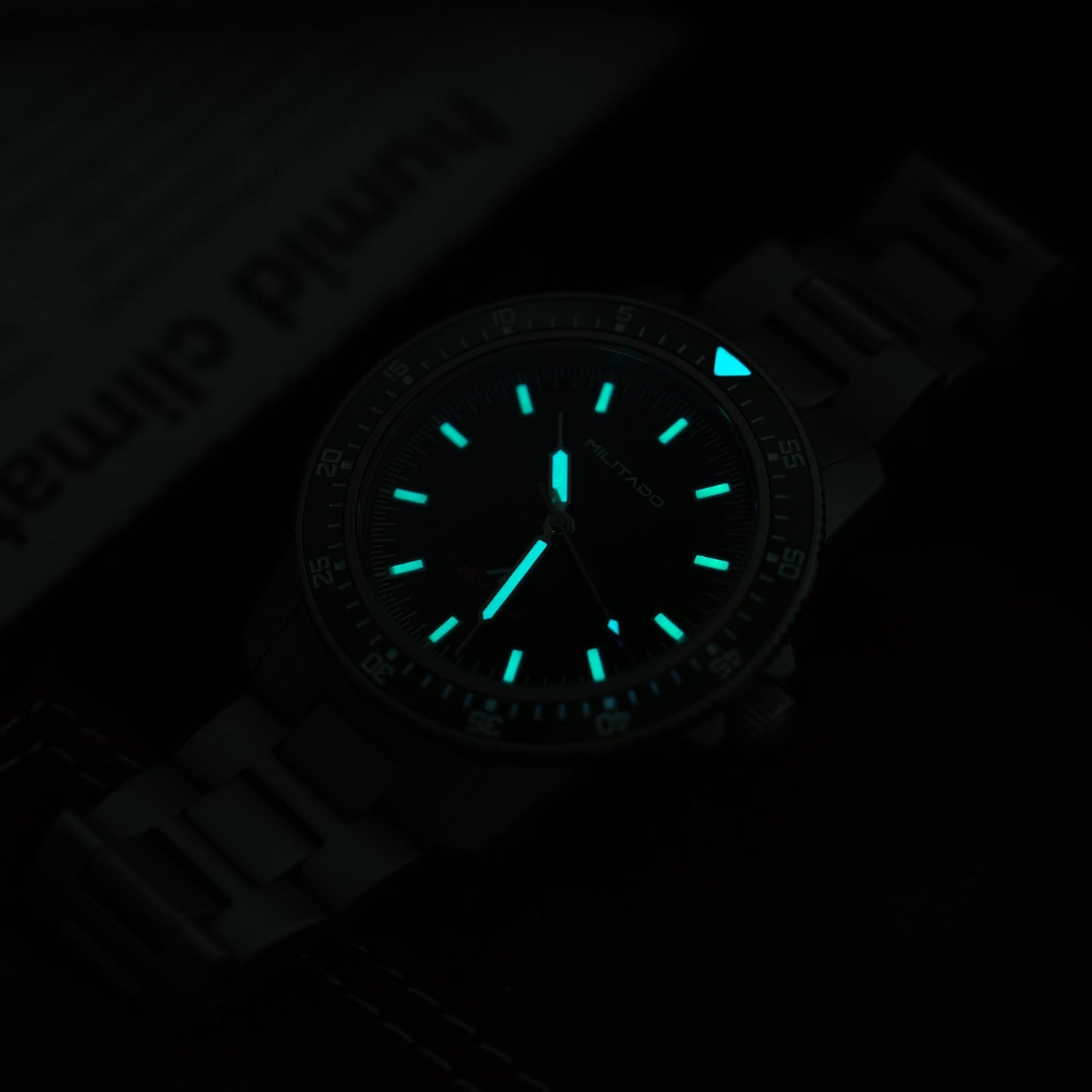Militado 39.5mm Men Watch VH31 Sweeping Movt ML25