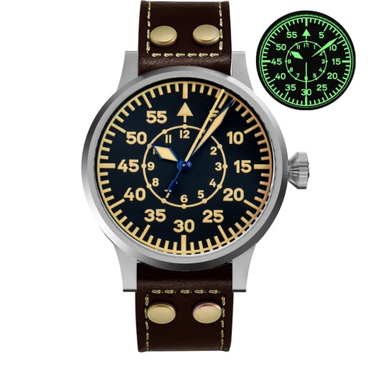 Hruodland 42mm Flieger Big Pilot Watch