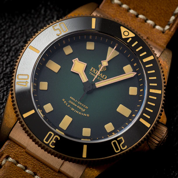 IXDAO Bronze 39mm Automatic Dive Watch