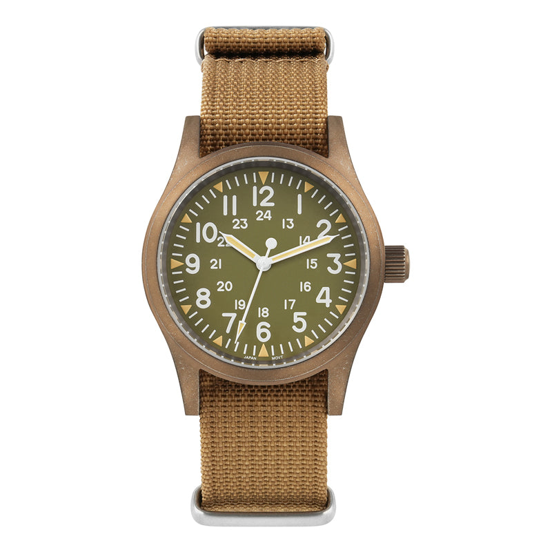 ★Limited Edition★Militado ML05 38mm VH31 Vintage Bronze Watch