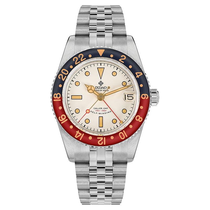 ☆11.11 Special☆IXDAO 6542 Vintage 38MM NH34 GMT 904L Automatic