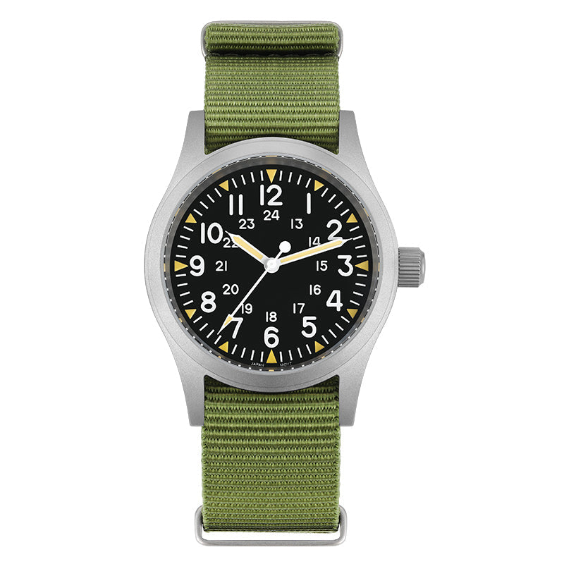 UK Warehouse ▪ Militado ML05 38mm Sapphire Crystal Pilot Field Watch